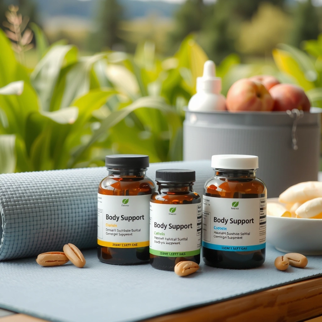 Body support system supplements for wellness